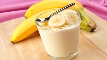 Koktajl błonnikowy z bananem